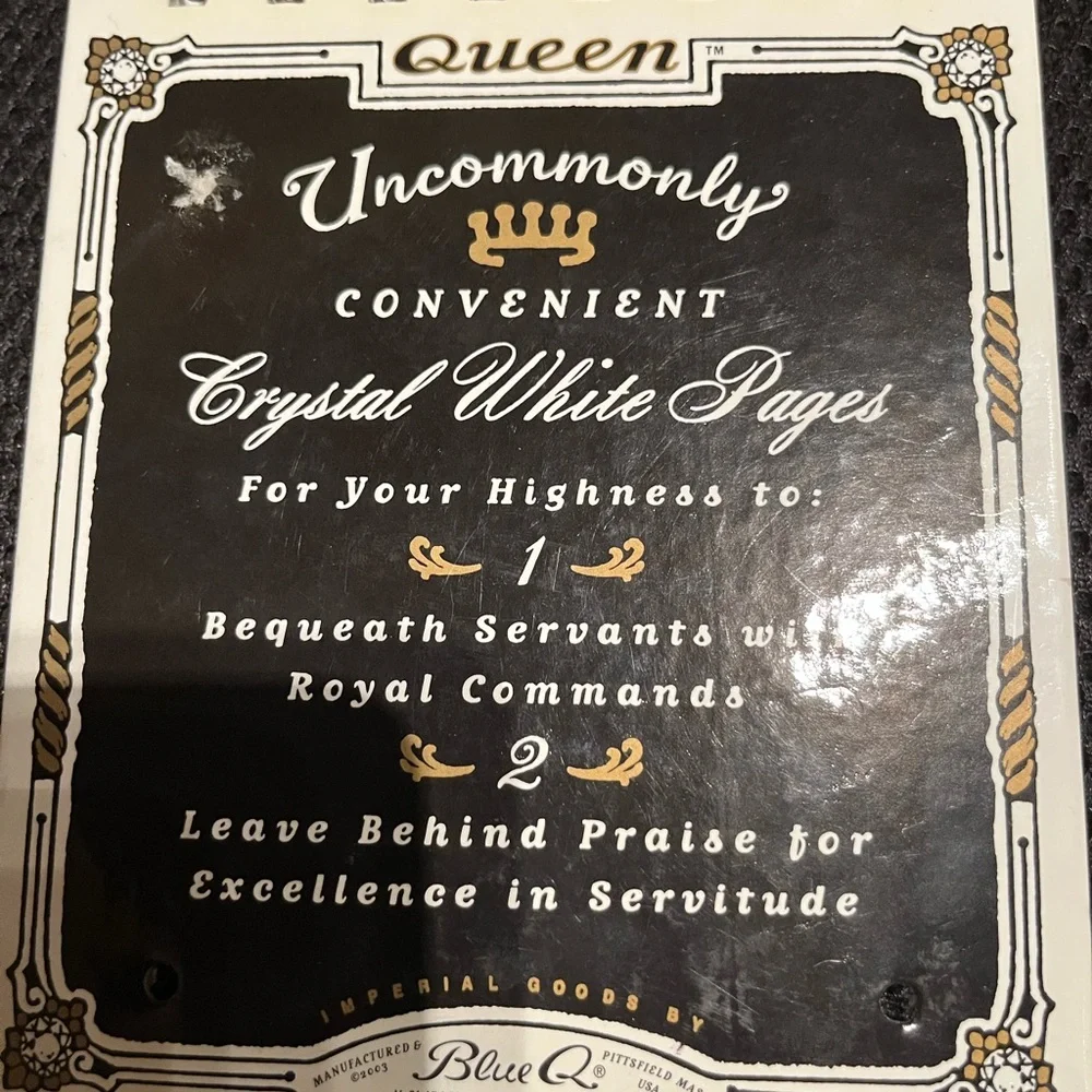 New Queen Notepad - Picture 4 of 4